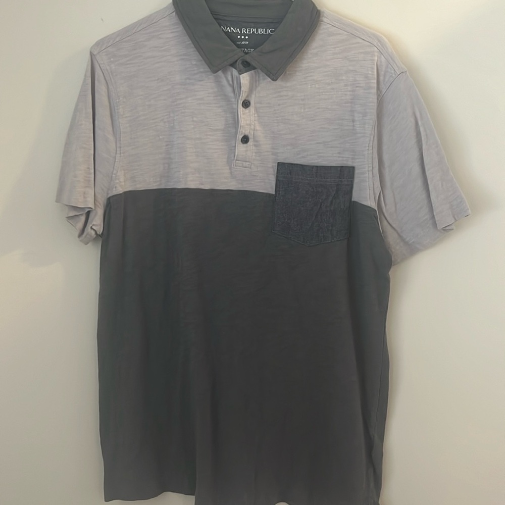 Banana Republic short sleeve polo, Size L, vintage polo